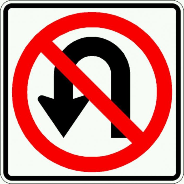 какие знаки запрещают поворот налево 