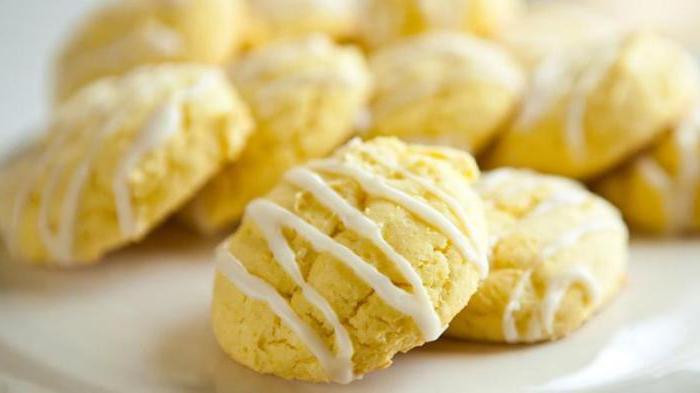 лимонное печенье рецепты