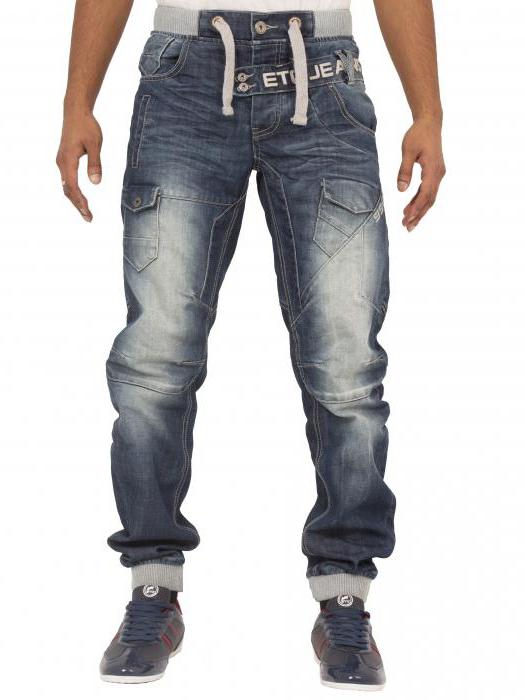мужские джинсы на манжетах фото