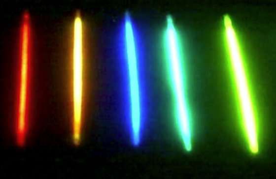 glow sticks composition