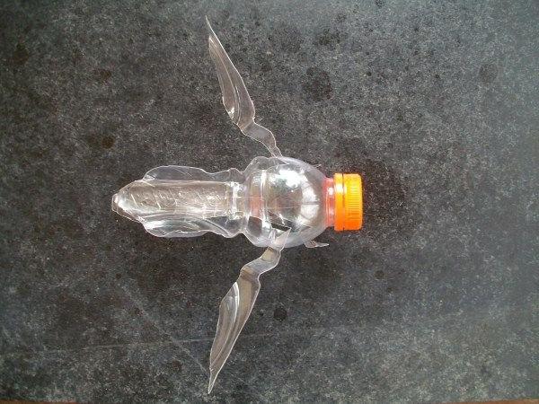 bee from a plastic bottle