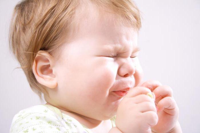 the child has a stuffy nose without snot