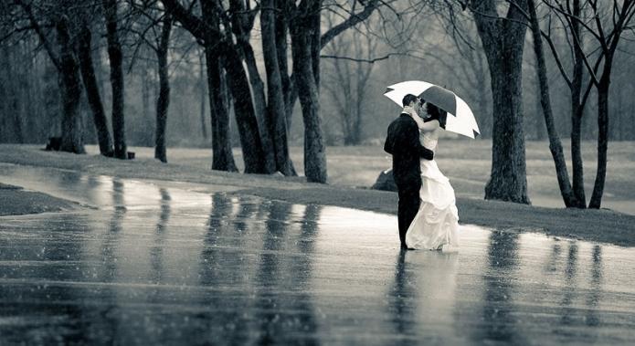 дождь в день свадьбы приметы