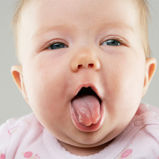 White tongue for breastfeeding