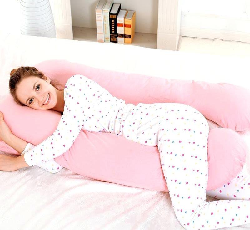 Как лежать на подушке для беременных фото