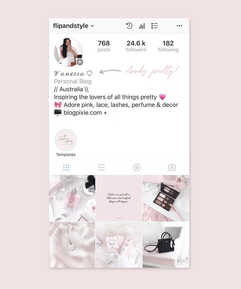 how to write in beautiful font on instagram