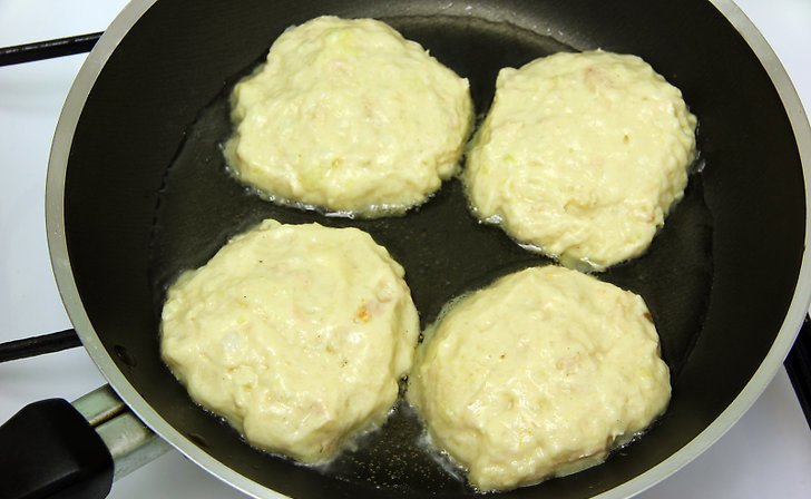 potato patties with chicken