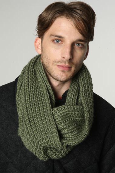 как правильно завязать мужской шарф