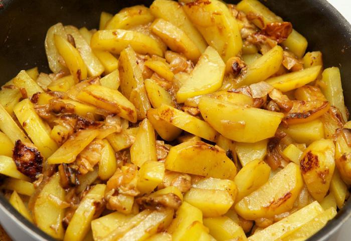 как пожарить картошку рецепт