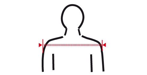 how to measure shoulder width