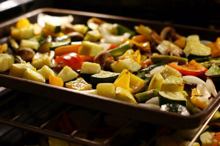 Как запечь овощи в духовке рецепт с фото пошагово в