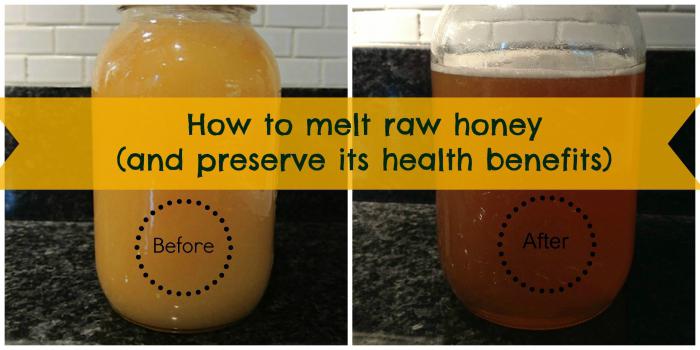 как правильно растопить мед
