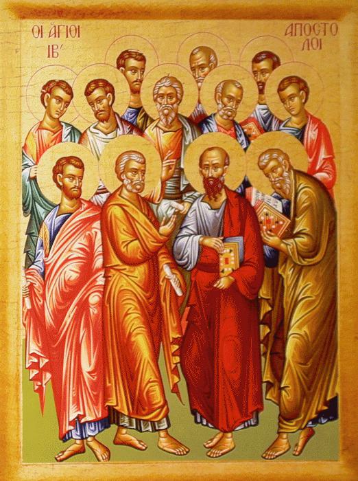 икона 12 апостолов