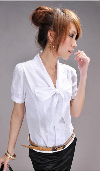 white office blouses