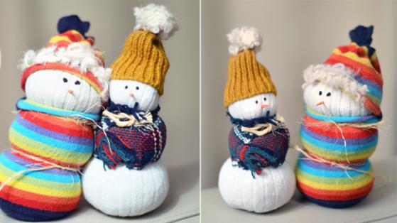 новогодние поделки снеговика своими руками