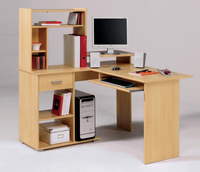 Комплект компьютерный стол и шкаф