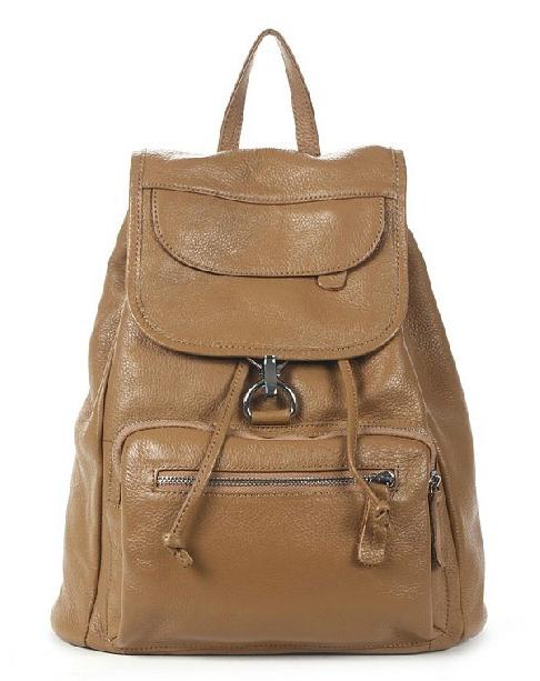 leather backpack women