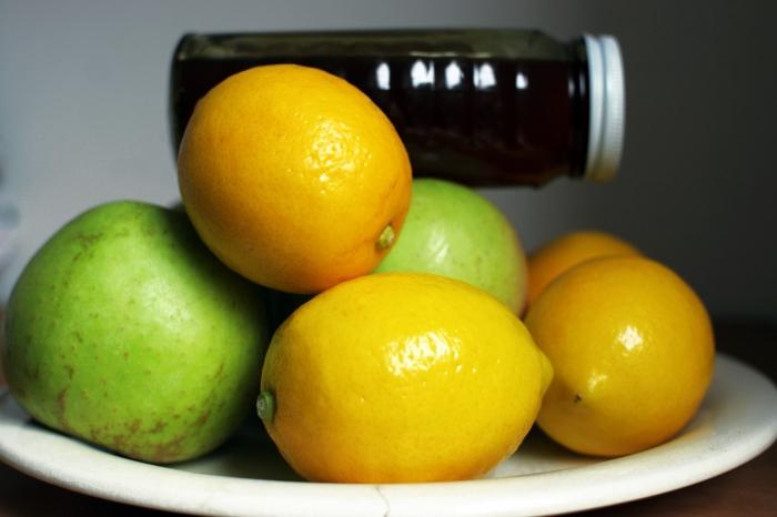 apple jam with lemon