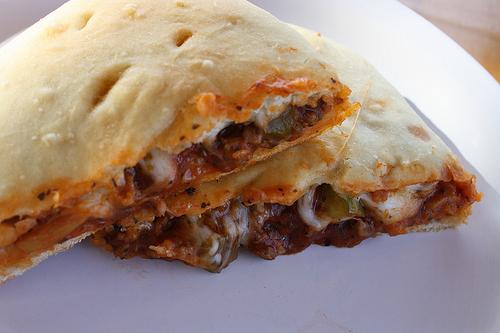 calzone with cheese