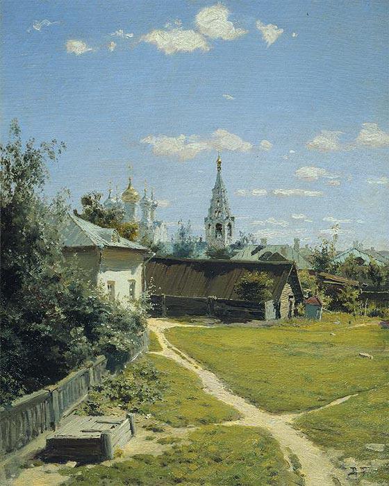 картина московский дворик поленова 
