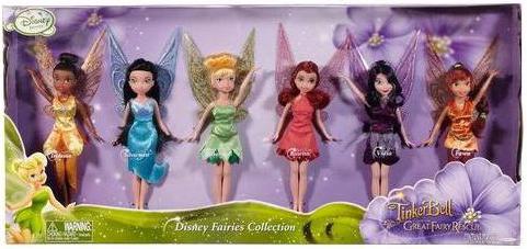 Disney Fairy Set 6 Dolls