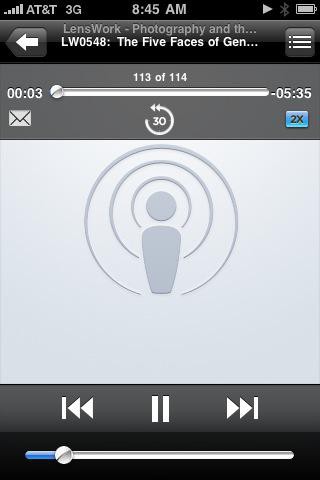 What are podcasts on iPhone 4