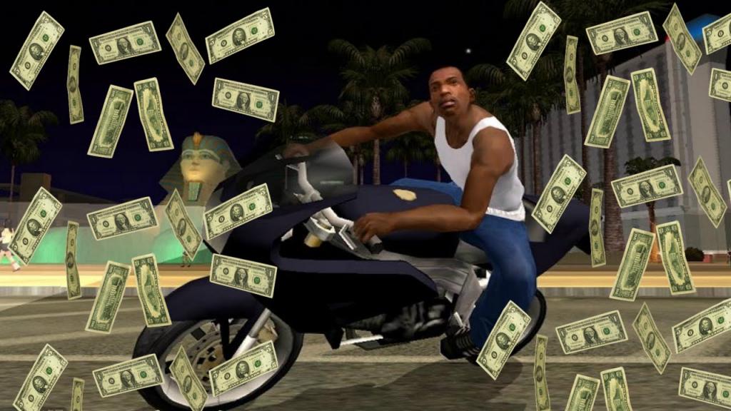 Rich CJ in GTA.