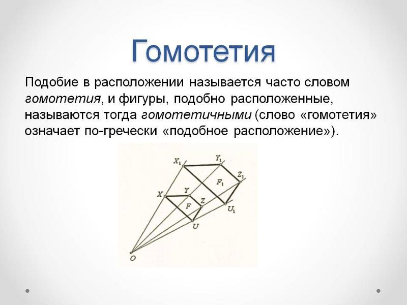 Термин Гомотетия