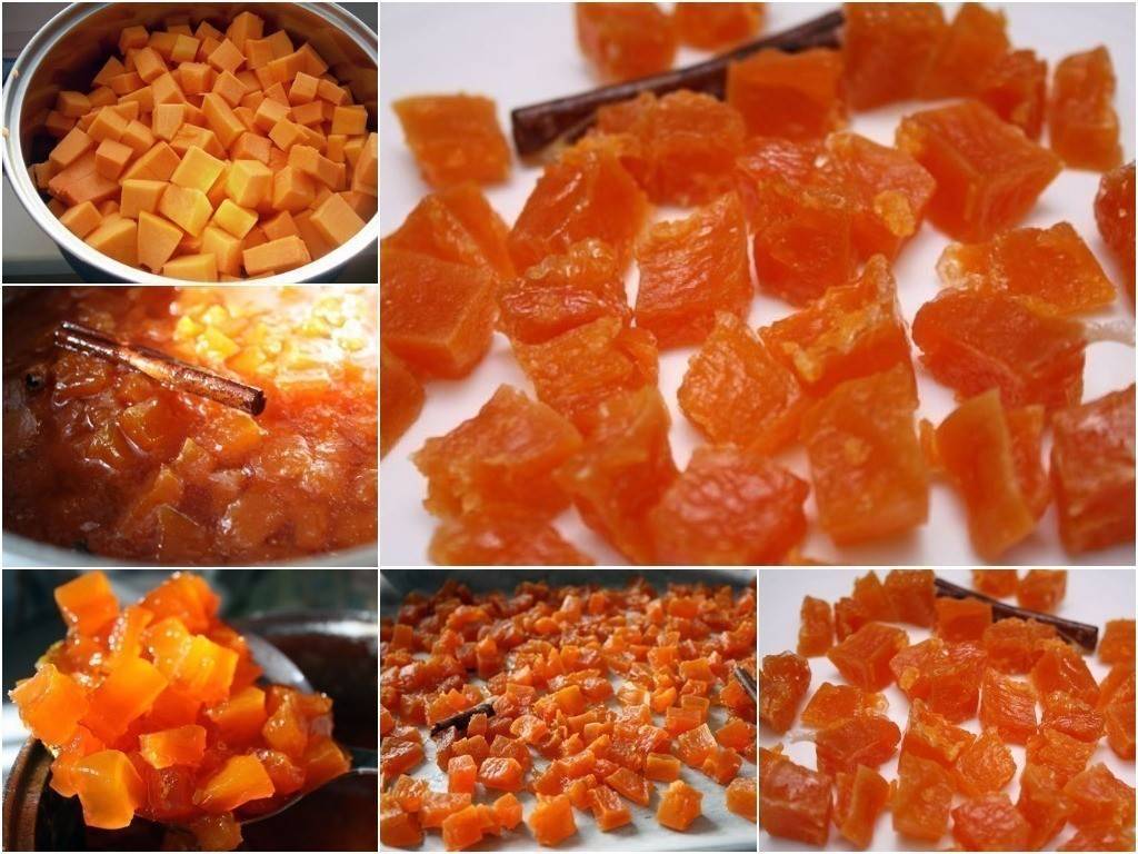 Цукаты из тыквы с апельсином