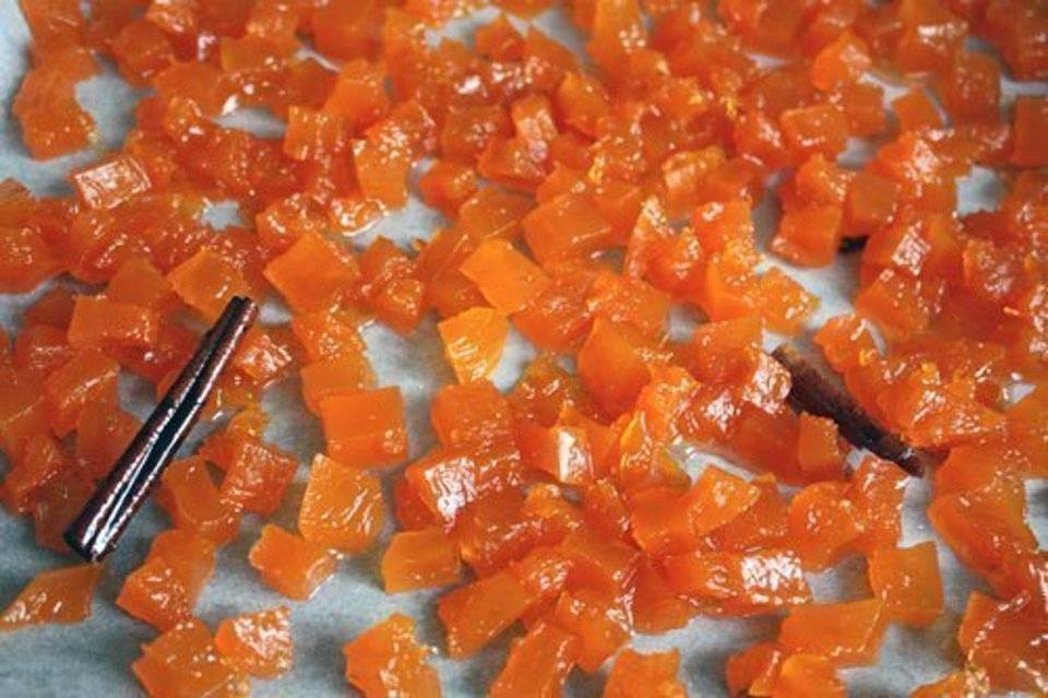 Цукаты из тыквы с апельсином