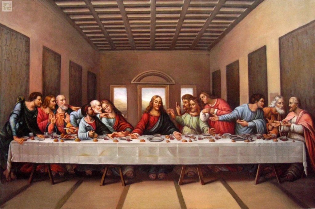 Время тайной вечери. Тайная вечеря Леонардо да Винчи. Фреска Тайная вечеря Леонардо да Винчи. Картина да Винчи Тайная вечеря оригинал. Леонардо да Винчи 12 апостолов.