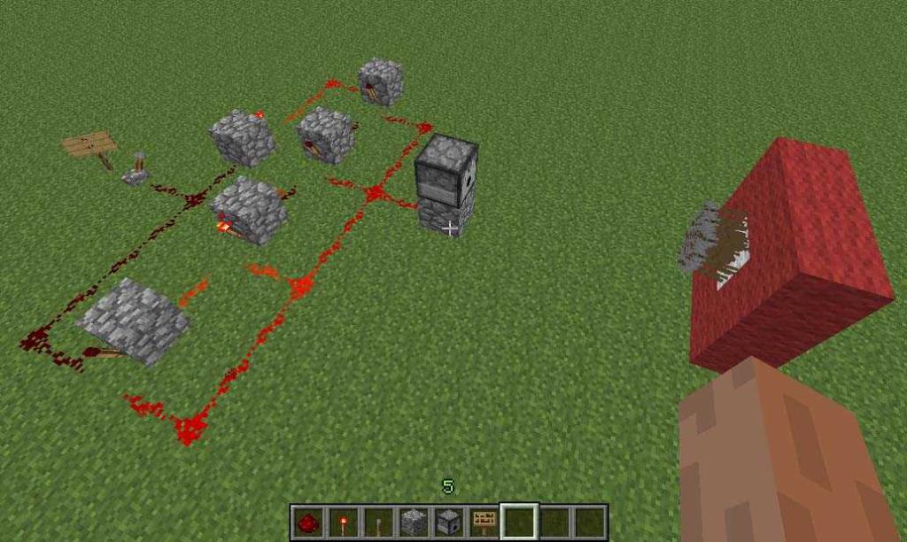 Использование раздатчика в Майнкрафте