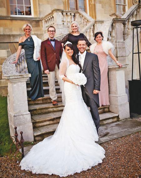 meeting of the newlyweds after the registry office