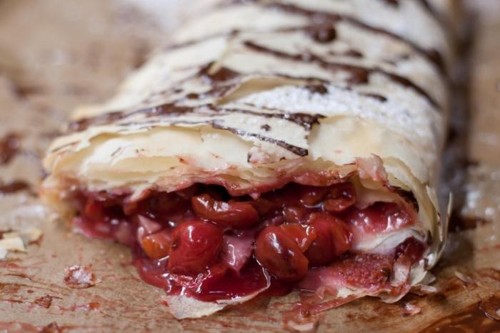 cherry strudel