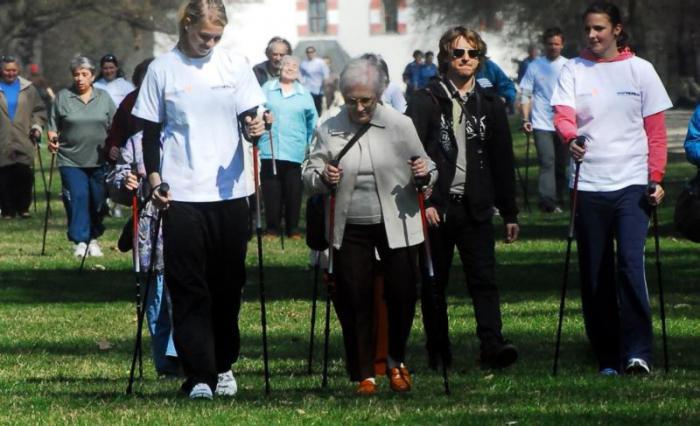 Nordic walking with sticks. Sport accessible to everyone.