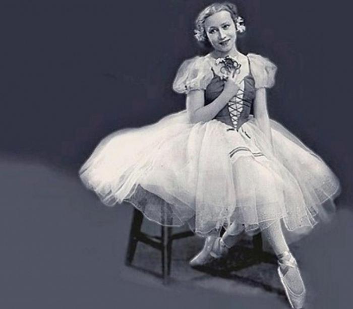 Советская балерина Галина 