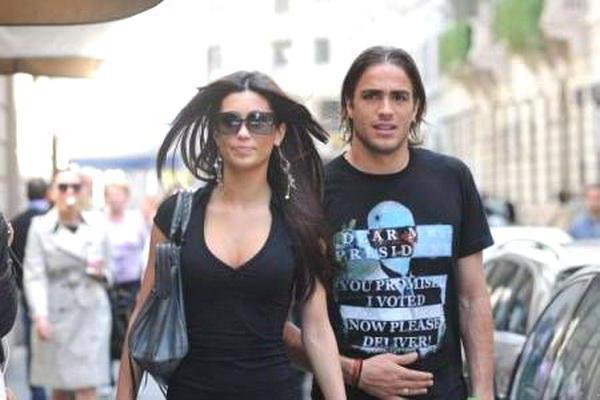 Alessandro Matri and his girlfriend