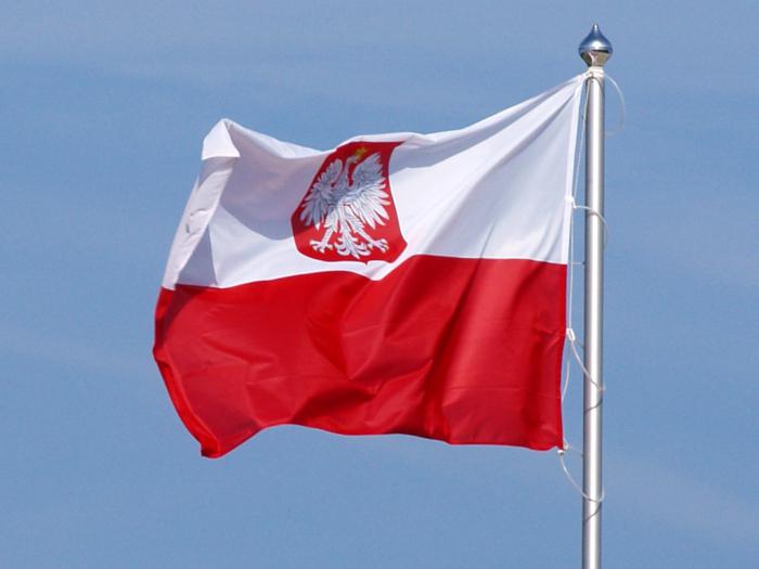 Flag and coat of arms of Poland