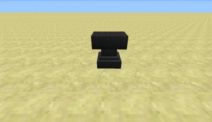 how to make an anvil in minecraft