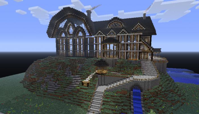 как построить очень красивый дом в minecraft
