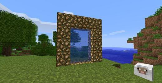 how to make a portal to paradise without mods in minecraft