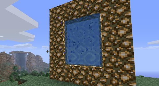 minecraft make portal to paradise