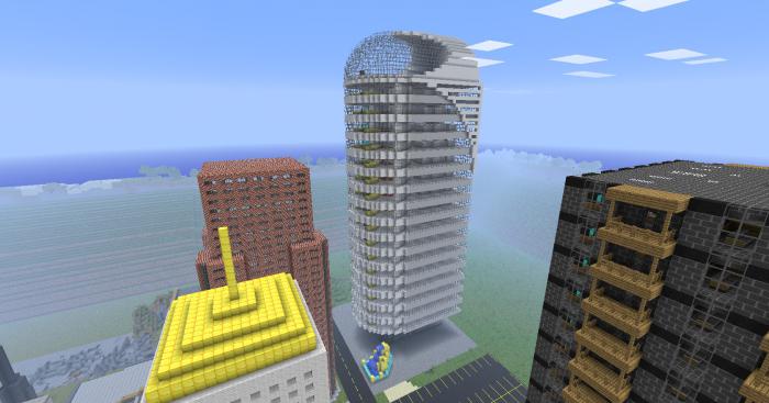 large buildings minecraft