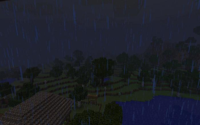 how to turn off the rain in minecraft