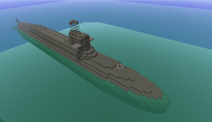 видео майнкрафт как построить ядерную подводную лодку #1