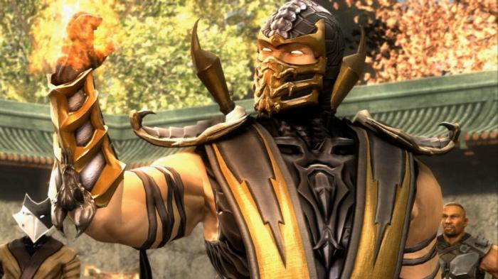 mortal kombat scorpion combo