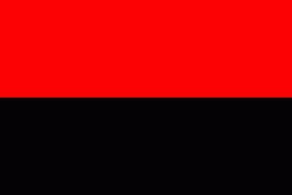 Флаг черный крест на красном фоне