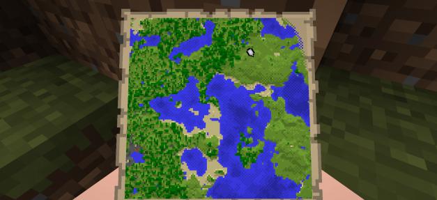 how to craft a map in minecraft