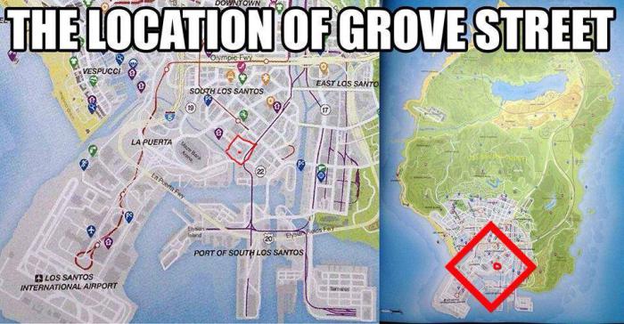 where groove street in gta 5