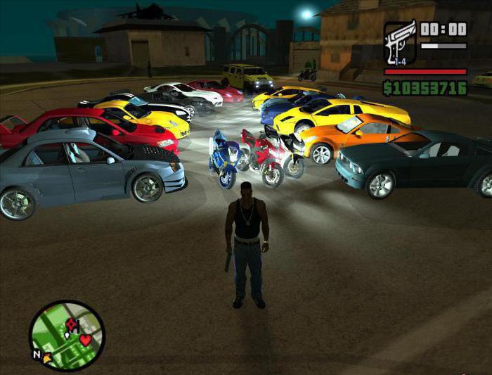 GTA San Andreas codes for Russian cars